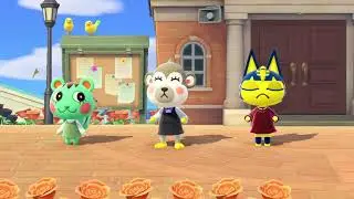 ACNH: Mint, Shari, and Ankha singing 💖🎶