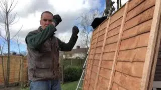 How to slot in a fence panel. Big Al&rsquo;s Pro Tips.