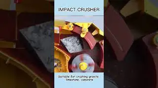 How does the impact crusher turn big rocks into sand?