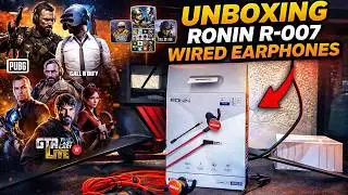 Unboxing The Earphone That Broke PUBG Footsteps Sound Record 😱🔥 | Ronin R-700 Gaming Test