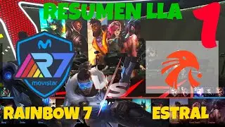 LLA  2023 | 1ERA PARTIDA R7 VS EST 👊 DUELO DE PUNTEROS | LUCIAN CARREA LA PARTIDA 😎| RESUMEN LOL