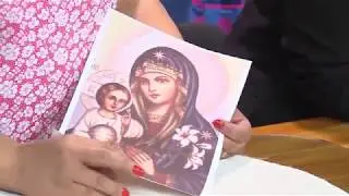 Virgen en Sublimación decoradas con piedras y escarchas - Aprenda y Venda