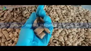 Pillow Chocolate filling snacks  Food  Twin screw extruder machinery snacks bar cheese ball curls