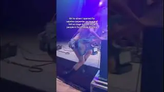 graceful recovery #bass #fall #fail #tour #sabrinacarpenter