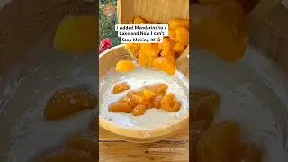 The Sound of a Perfect Mandarin Cake 🍊🔊 | Soft & Moist ASMR Dessert