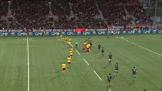 TOP 14 - Essai de Alistair CROSSDALE (USAP) - Oyonnax Rugby - USA Perpignan