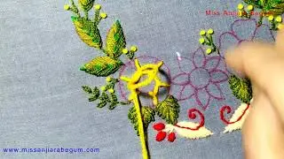 Popular Hand Embroidery Design, Embroidery Home Decor, Embroidery Presentation on YouTube-198