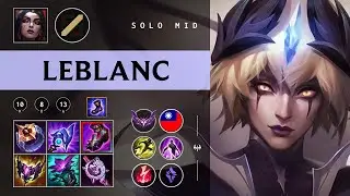 LeBlanc Mid vs Twisted Fate - TW Master Patch 26.01