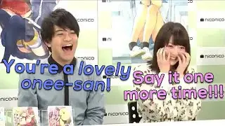 ENG | Hanazawa Kana enjoying being called a lovely onee-san by Ishikawa Kaito