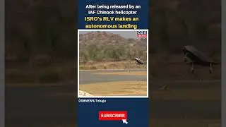 ISRO's RLV makes autonomous landing #shorts #ytshorts