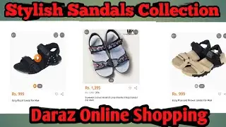 New Sandals Collection For Men under 1200 || Daraz Online Shopping