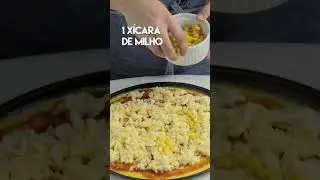 PIZZA COM MASSA DE OMELETE | #pizza #omelete #receitas #shorts #receitarapida