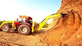 Bull Attechments || Mahindra Novo 605 || Backhoe Loader || JCB || Excavator || BULL || Tractor Jcb