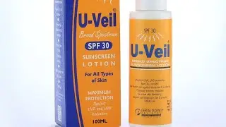 U-Veil Sunscreen+Lotion For All Skin Types | Medicated Sunblock Honest Review| @zara_sheikh0