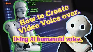 How to create a video voice over, Using AI humanoid voice. | how to Create a Digital Voice using AI.