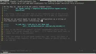 The aerc command line client : introduction and features