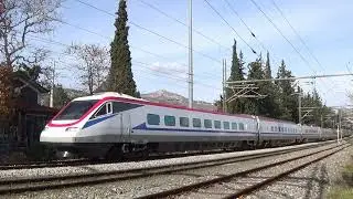 🇬🇷 HELLENIC TRAIN InterCity trains at Afidnes