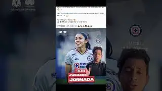 Analucia Mart&iacute;nez nombrada jugadora de la jornada de la liga mx #futbol #greenscreen #riverplate
