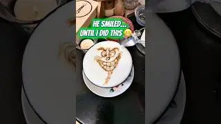 😳 &ldquo;The happiest latte&hellip; until the spoon showed up 🔥🤩☕️