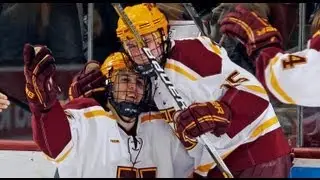 Gophers' Christian Isackson Amazing Goal vs. Notre Dame (Sports Center Top 10)