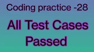 Coding practice 28 || Python || #