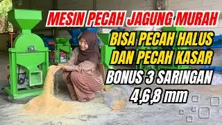 Mesin Pecah Jagung Jadi Halus dan Kasar Kecepatan Giling 500kg/jam Mesin Giling G2000 #mesingiling 
