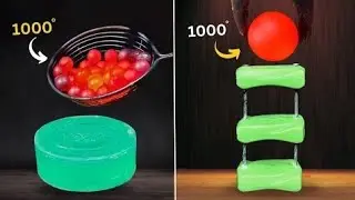 RED HOT BALLS vs Everything | Ifc Hot Bolls | best satisfying videos | satisfying videos ifchotballs