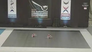 ICU Europeans 2022 Junior Pom Doubles - Team Poland
