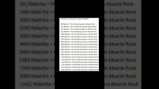 (PET BUG REBIRTHS) MUSCLE SIMULATOR Roblox rebirth all