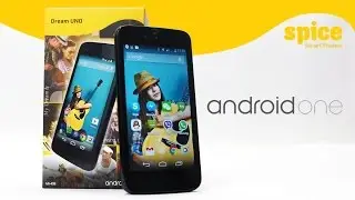 Spice Dream Uno (Android One) Mi-498 - Unboxing & Hands On