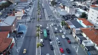 Sobrevoando pela robert kennedy com direito a por do sol ☀️