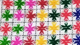 New plastic flower ason design. #PR creative Embroidery design.