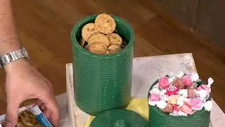 Temp-tations 1-qt and 2-qt Lidded Canisters on QVC