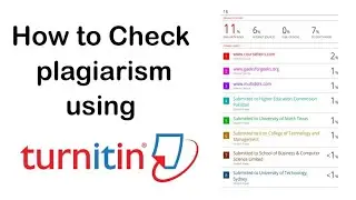 Turnitin Plagiarism Checker| How to check Plagiarism in Turnitin 2023
