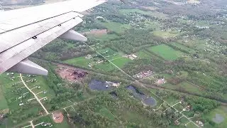 Aerial View From Newark To Cleveland Flight - United Airlines