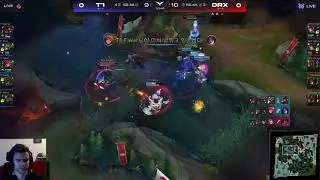 T1 Faker Zoe teamfight vs DRX | LCK Spring 2021