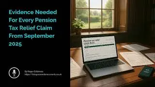 Evidence Needed For Every Pension Tax Relief Claim From September 2025