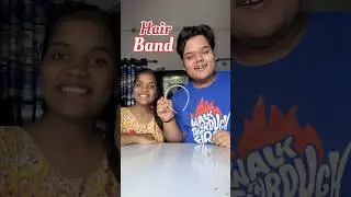 My Sister Vs Me : Who will make the best Hair Bands from boring Hair Bands #shorts