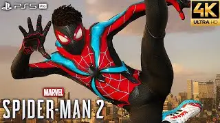 Marvel's Spider-Man 2 PS5 Pro - Evolved Suit Free Roam Gameplay (4K 60FPS)