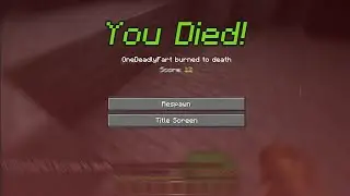 so i decided to try minecraft survival...