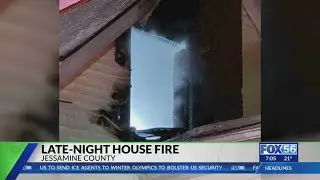 Adult, pet escape Nicholasville house fire as crews work through frigid night