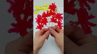 Decoration Idea Making Apple Fruits With  Sponge 🌹Apple Cover Flower Making 😱Home Decorating