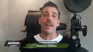 Sanremo 2017, intervista a Francesco Gabbani