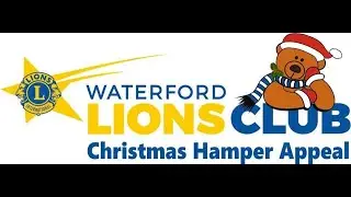 Mayor of Waterford City and County Cllr Joe Conway launches Waterford Lions Club Christmas Appeal 23
