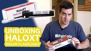 HaloXT Solar Flashlight Unboxing