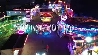 Euroshow Funfair Castlebar April/May 2018 by Aerial Photography Mayo . DJI Spark