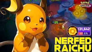 NERFED RAICHU CARRIED SOLO QUEUE IN SOLO MASTER JOURNEY 😎 | POKEMON UNITE