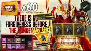 MONKEY ULTIMATE! 😱 WE GOT || MONKEY KING CRATE OPENING - 60 CRATE || PUBG: NEW STATE (ULTRA HD)🔥