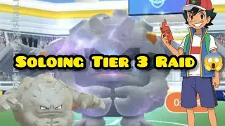 TIER 3 RAID SOLO?😱 #pokemon #shorts