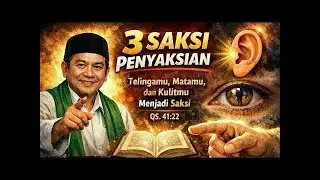 Di Alkitab dan Al Qur'an Ada 3 Saksi #live